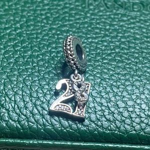 Pandora 21st Celebration Dangle Charm